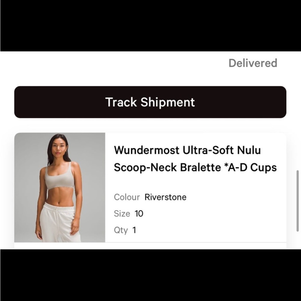 lululemon athletica Wundermost Nulu Scoop-Neck Bralette